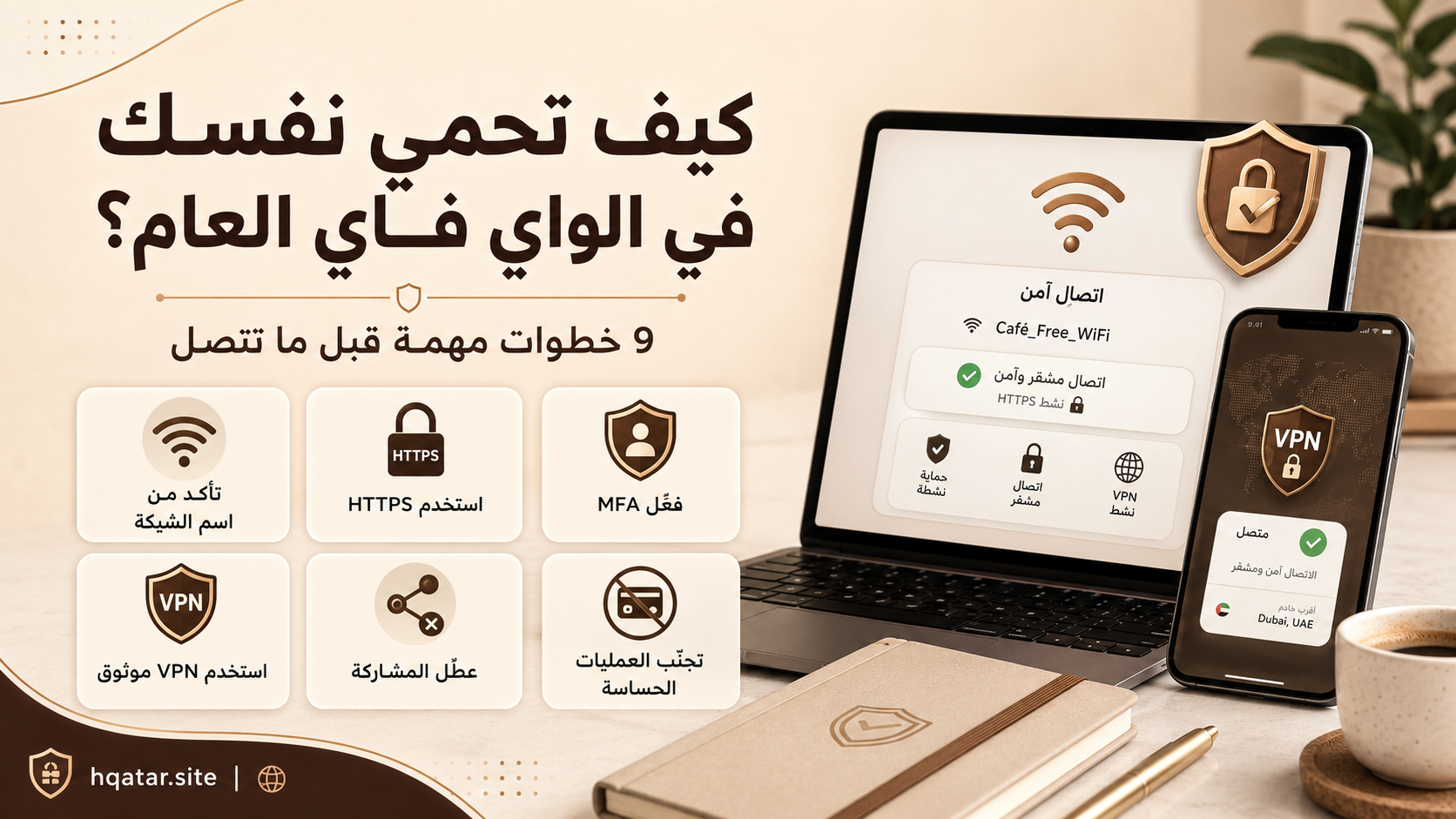 كيف تحمي نفسك في الواي فاي العام؟ 9 خطوات مهمة قبل ما تتصل